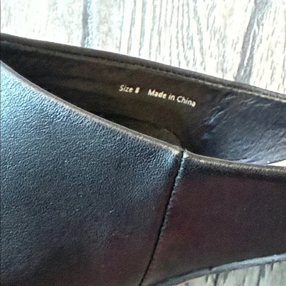 Dolce Vita Shoes Black Mules Size 8 Heels - Picture 3 of 12